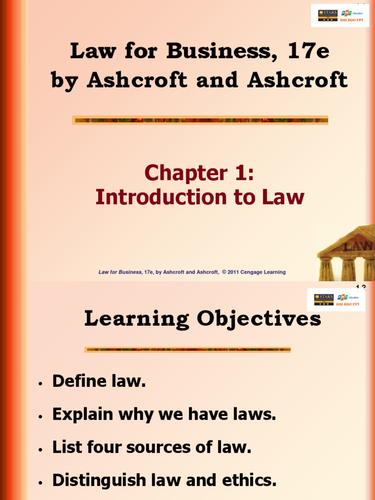Law For Business, 17e by Ashcroft and Ashcroft PDF Precedent