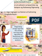 DEVICES - AP6-Q3-W1-Day 1-A. Mga Hamon at Suliranin Sa Kasarinlan NG Pilipinas Pagkatapos NG Ikalawang Digmaang Pandaigdig.