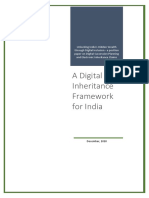 A Digital Inheritance Framework For India