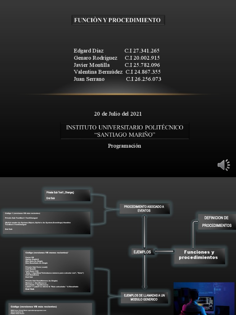 Funciones y procedimientos de visual basic descargar gratis pdf