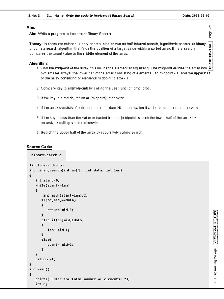 Code 2 | PDF | Computing | Algorithms And Data Structures