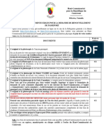 Passeport. Liste Des Documents Exiges Pour Renouvellement