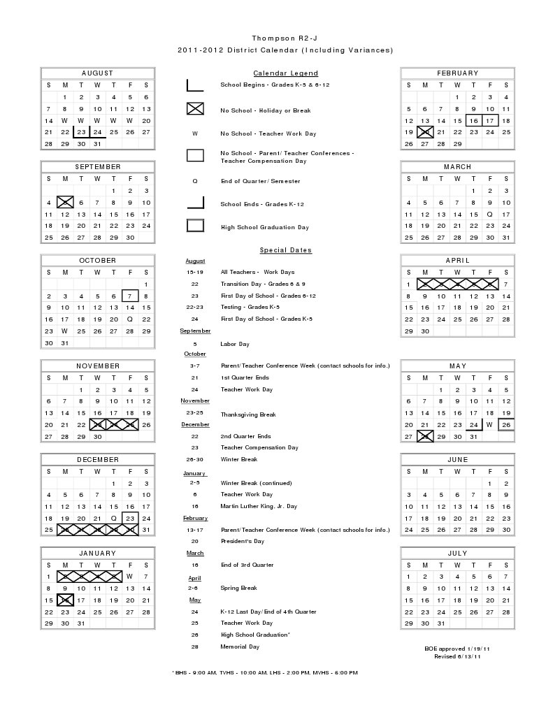 Calendar 2011 12 | PDF