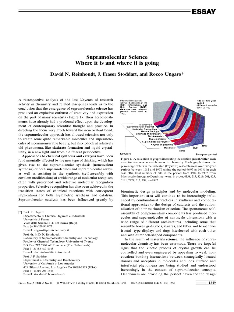 Advances in Supramolecular Science | PDF | Supramolecular Chemistry ...