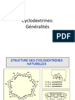 Cours Cyclodextrines Chimie Supramoléculaire