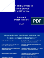 Nation and Memory in Eastern Europe: Polish History II