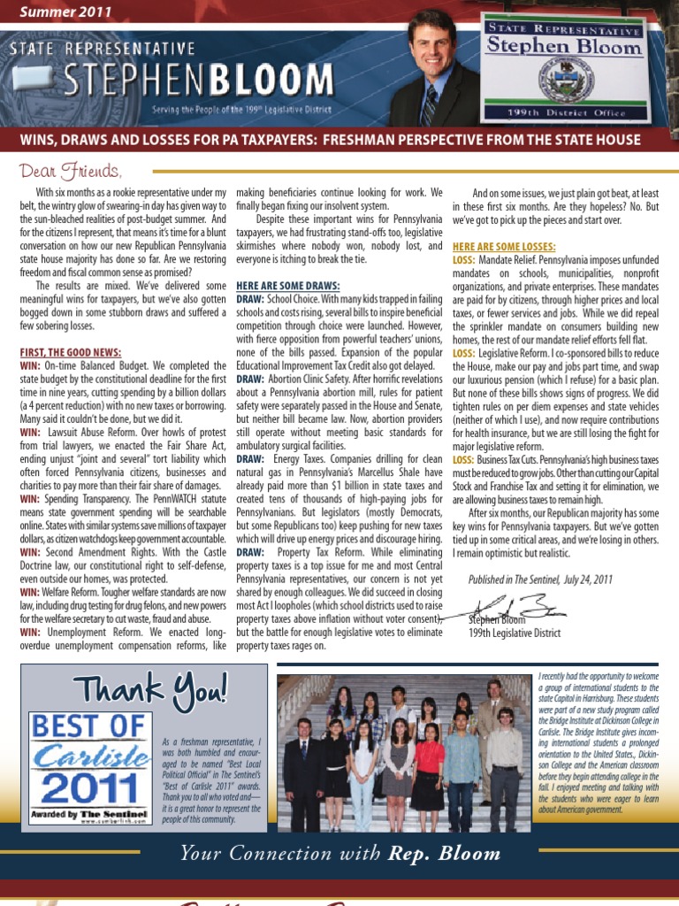 PA Taxpayer Wins and Losses 2011 | PDF | Pennsylvania | Taxes