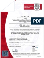 Certificado ISO 9001-2015