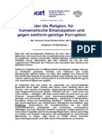 Zeitreport - Wider Die Religionen - 03.-04.2003