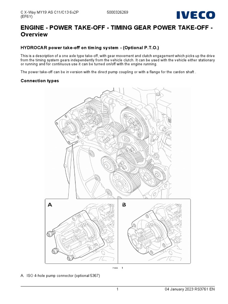 Engine Power TakeOff Timing Gear Power TakeOff PDF