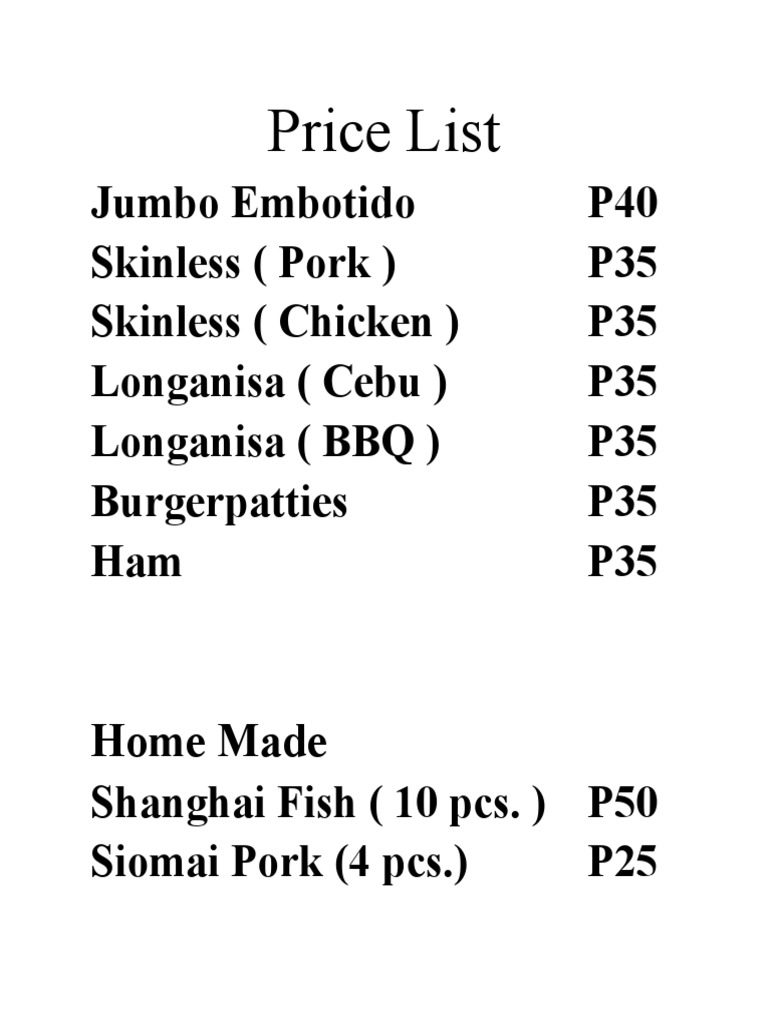price-list-pdf