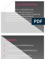 Desarrollo Interpersonal. Unidad I