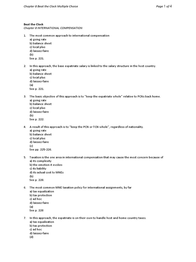 International Compensation Strategies | PDF | Cost Of Living | Taxes