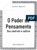 O Poder Do Pensamento - Annie Besant