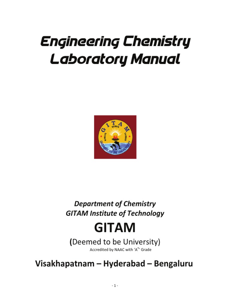 ENGINEERING CHEMISTRY 1ST YEAR LAB MANUAL PDF FREE DOWNLOAD intelligence overview