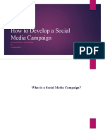How To Develop A Social Media Campaign