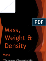 5 Mass, Weight & Density 