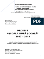 Proiect Scoala Dupa Scoala 2017_2018
