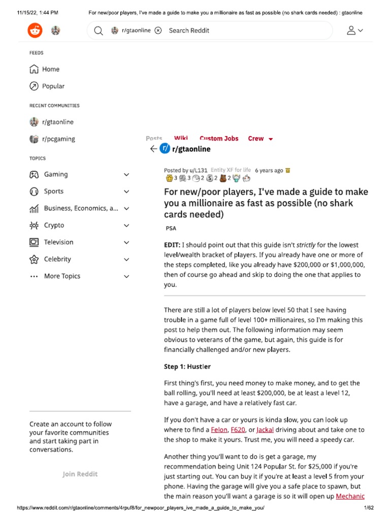 GTA Guide | PDF