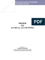 Primer ON Accrual Accounting: Government Accounting Standards Advisory Board
