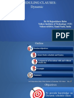 Dynamic Scheduling Clauses