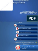 Work-Sharing Constructs Loop Construct