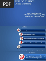 Guided Scheduling Clause