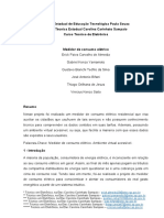 Medidor de consumo elétrico residencial inteligente