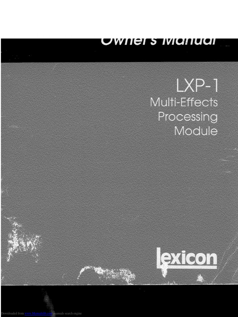 LXP 1 | PDF