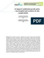 Avaliação Do Impacto Ambiental Gerado Pelos Resíduos de Um Hospital Universitário de Alta Complexidade