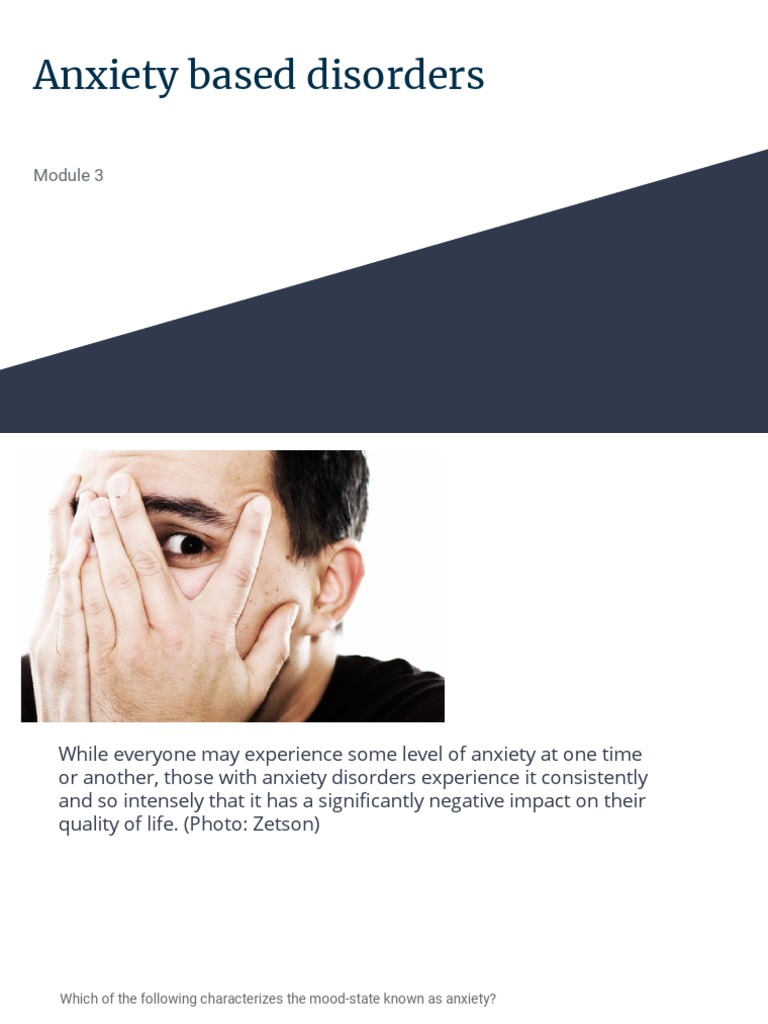 Understanding Anxiety Disorders | PDF | Anxiety Disorder | Phobia