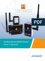 AcuMesh Wireless RS485 Network User Manual