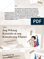 (Alegre & Anacion) Filipinolohiya-Group 1 Report