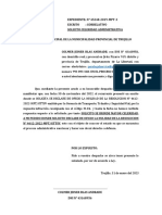 SOLICITO CELERIDAD ADMINISTRATIVA