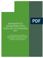 Guía 1 - Gráficas - Función Lineal y Cuadrática 2021