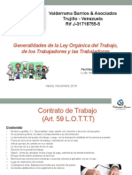 Taller Sobre Ley Orgánica Del Trabajo, Los Trabajadores y Las Trabajadoras