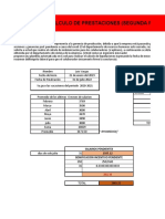 Cálculo de Prestaciones