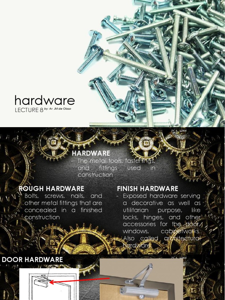 An InDepth Look at Door Hardware A Classification and Explanation of