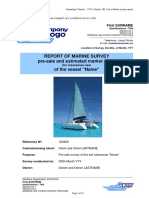Vessel Survey Report - 2004 Sail Catamaran "Name
