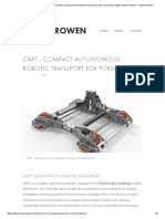 Compact Autonomous Robotic Transport Developed For Porsche by Irish Innovation Designer Moses Rowen - Moses Rowen