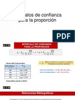 Semana 2 - PDF - Intervalos de Confianza para La Proporción