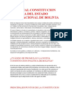 Constitucion de Bolivia