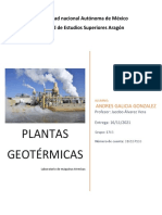 Plantas Geotérmicas