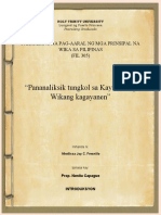 Wikang Kagayanen (Nhellissa Joy C. Fresnillo)