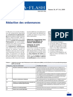 Rédaction Des Ordonnances: Eléments Importants Lors de La Prescription en Milieu Ambulatoire