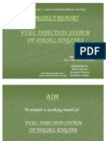 Fuel Injection System of Diesel Engine