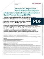 Atrial Fibrillation Guidelines 2020