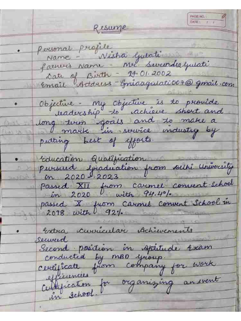 Aecc Notes Writing Portion Pdf