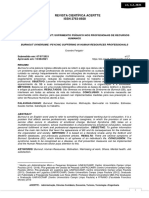 A Sindrome de Burnout Sofrimento Psiquico Nos Profissionais de RH