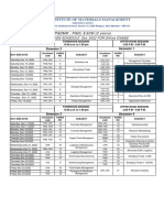 Exam Schedule For PGDMM, PGDL& SCM - Dec 2022